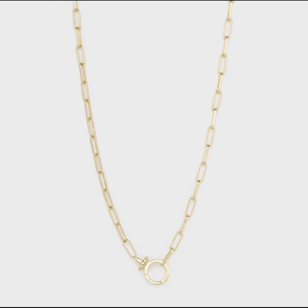 Brand new Gorjana Parker gold chain link necklace.